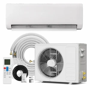 Energy-Efficient 115 V Mini Split Air Conditioner Inverter Heat Pump - 12000 BTU, Ductless Wall Mounted Precharged 17, Custom