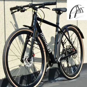 Road Mountain Bikes Bike Fenders Quick-release Lightweight Waterproof Mud-proof Streamlined Shape Bicycle Fenders Bicycle Parts